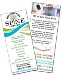 Spine Center Rack Card
